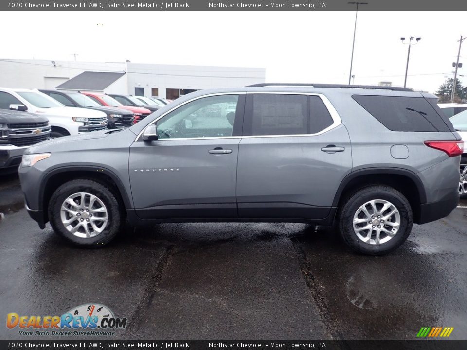 2020 Chevrolet Traverse LT AWD Satin Steel Metallic / Jet Black Photo #2