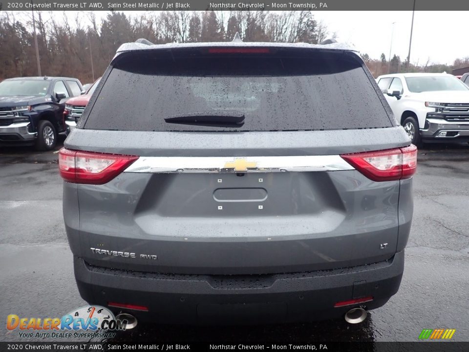 2020 Chevrolet Traverse LT AWD Satin Steel Metallic / Jet Black Photo #4