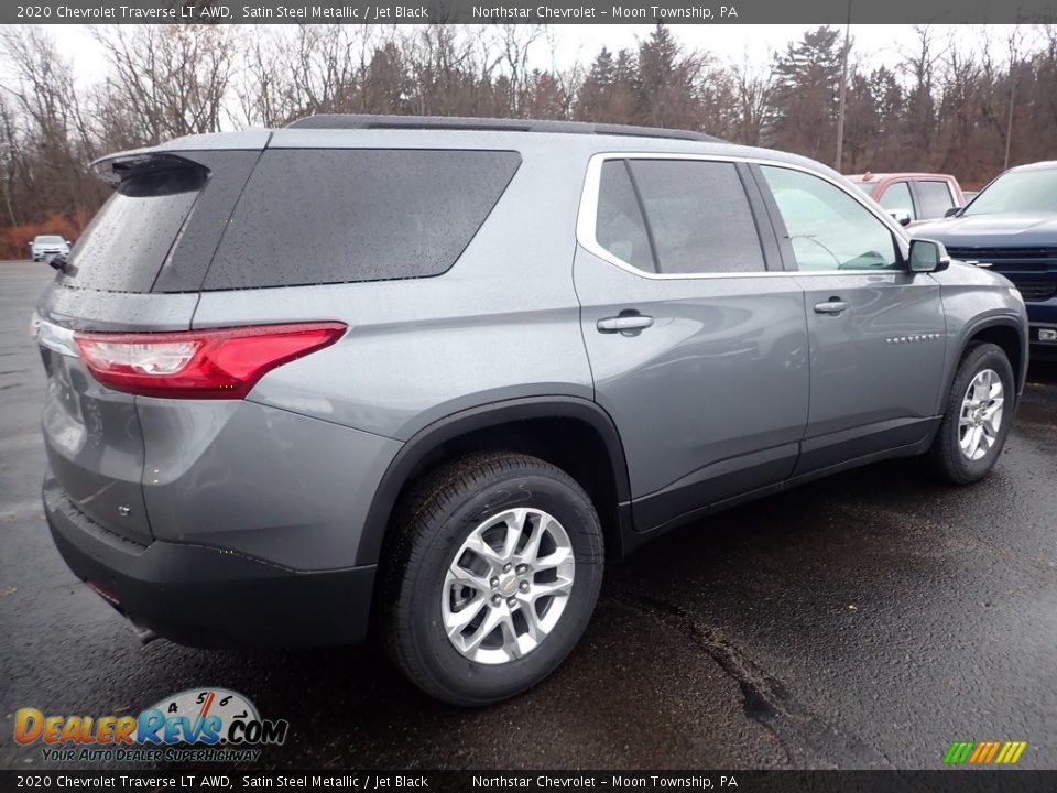 2020 Chevrolet Traverse LT AWD Satin Steel Metallic / Jet Black Photo #5