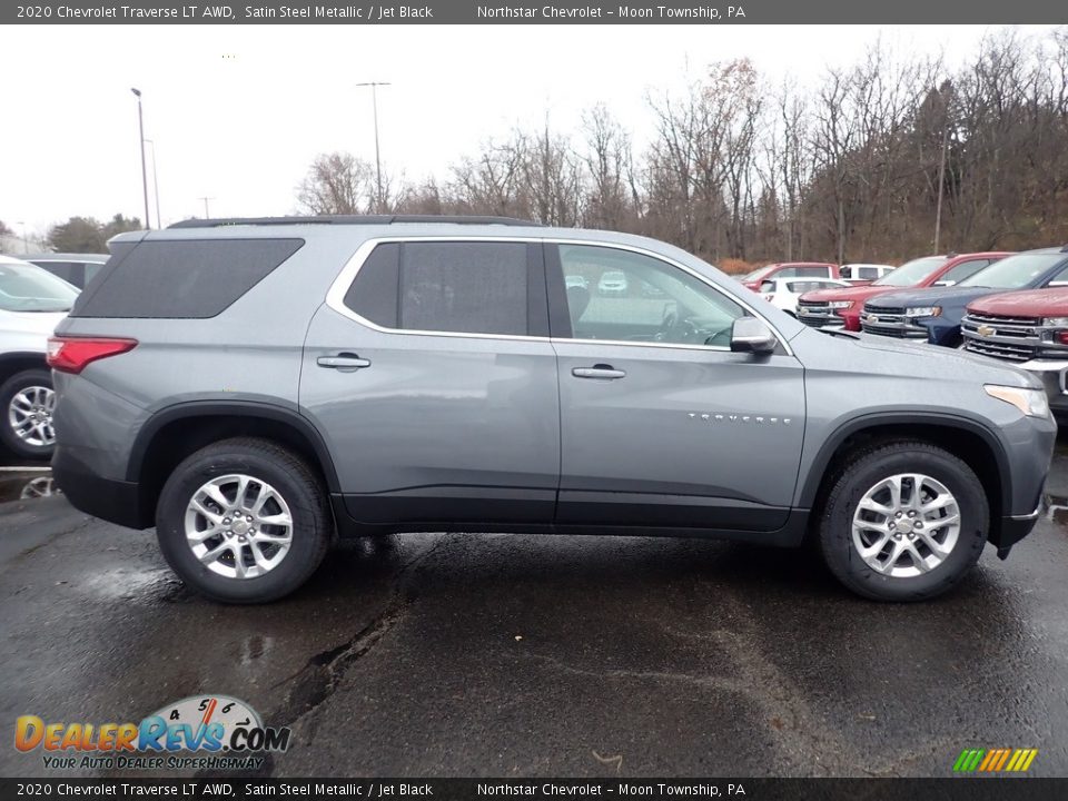 2020 Chevrolet Traverse LT AWD Satin Steel Metallic / Jet Black Photo #6