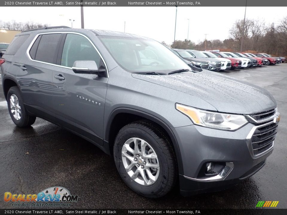 2020 Chevrolet Traverse LT AWD Satin Steel Metallic / Jet Black Photo #7