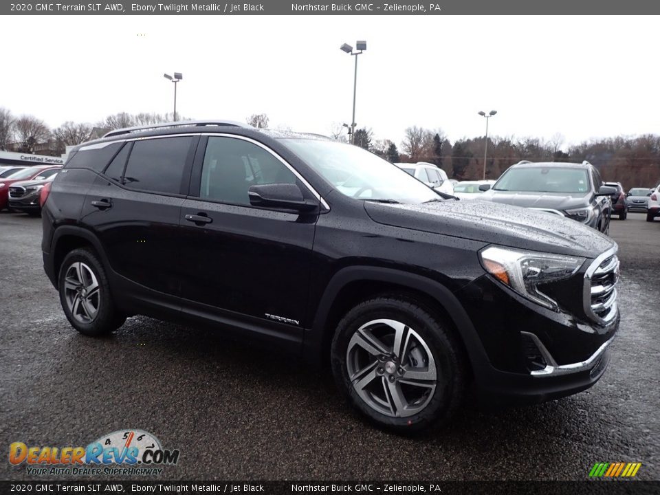 2020 GMC Terrain SLT AWD Ebony Twilight Metallic / Jet Black Photo #3