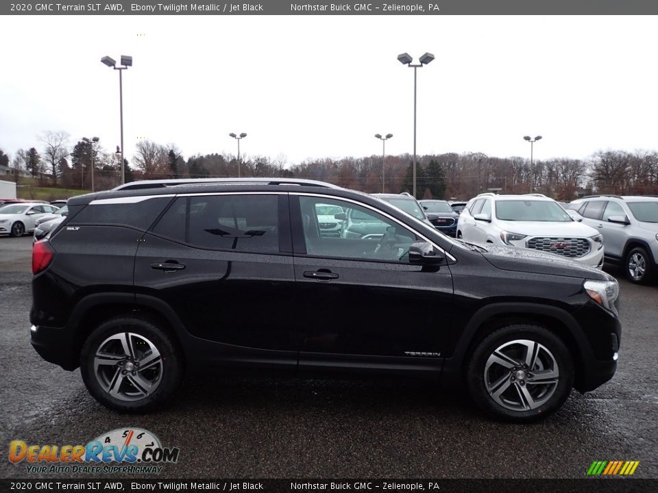 2020 GMC Terrain SLT AWD Ebony Twilight Metallic / Jet Black Photo #4