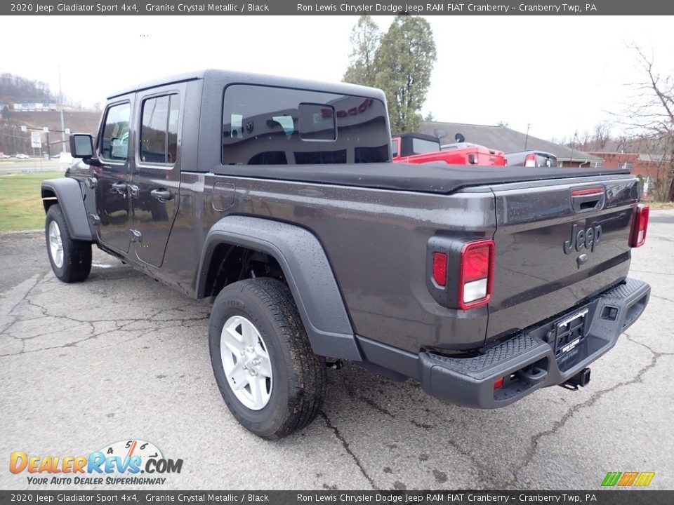 2020 Jeep Gladiator Sport 4x4 Granite Crystal Metallic / Black Photo #3