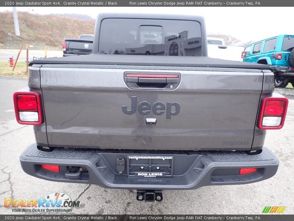 2020 Jeep Gladiator Sport 4x4 Granite Crystal Metallic / Black Photo #4