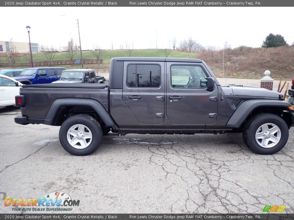 2020 Jeep Gladiator Sport 4x4 Granite Crystal Metallic / Black Photo #6