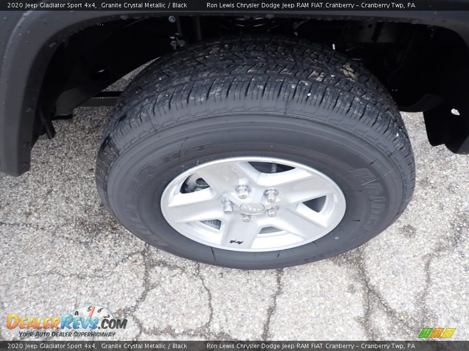 2020 Jeep Gladiator Sport 4x4 Granite Crystal Metallic / Black Photo #9