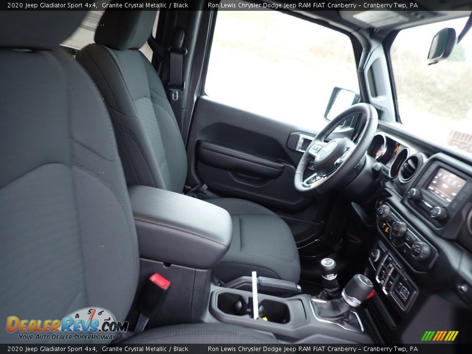 2020 Jeep Gladiator Sport 4x4 Granite Crystal Metallic / Black Photo #10