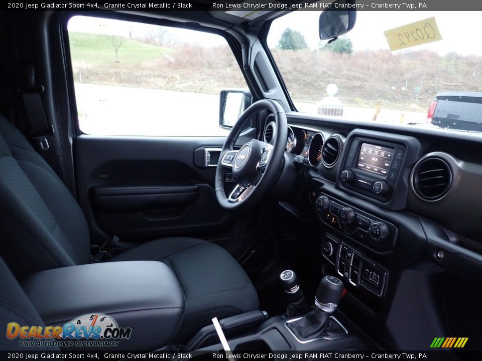 2020 Jeep Gladiator Sport 4x4 Granite Crystal Metallic / Black Photo #11