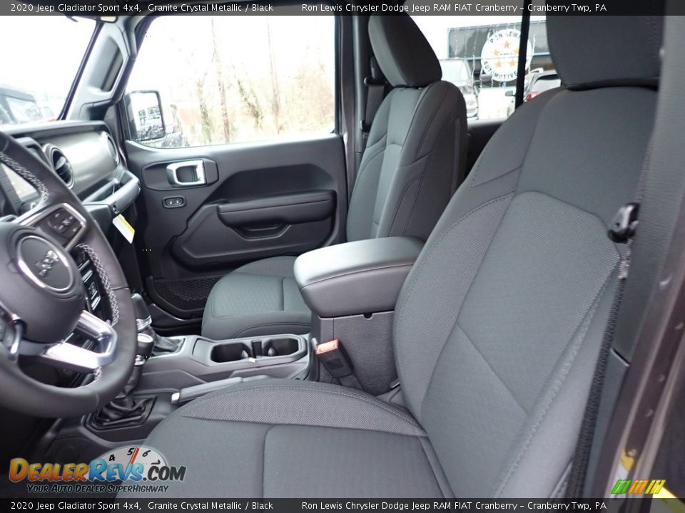 2020 Jeep Gladiator Sport 4x4 Granite Crystal Metallic / Black Photo #13