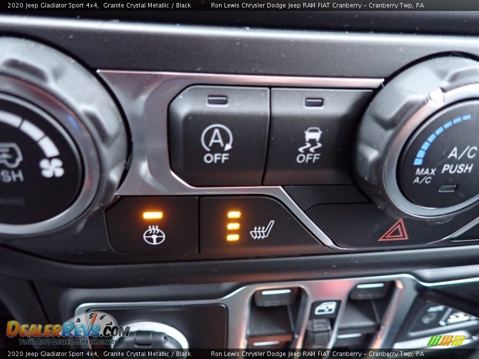 2020 Jeep Gladiator Sport 4x4 Granite Crystal Metallic / Black Photo #18