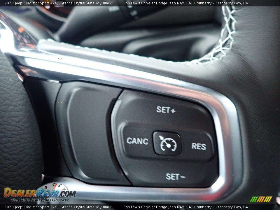 2020 Jeep Gladiator Sport 4x4 Granite Crystal Metallic / Black Photo #19