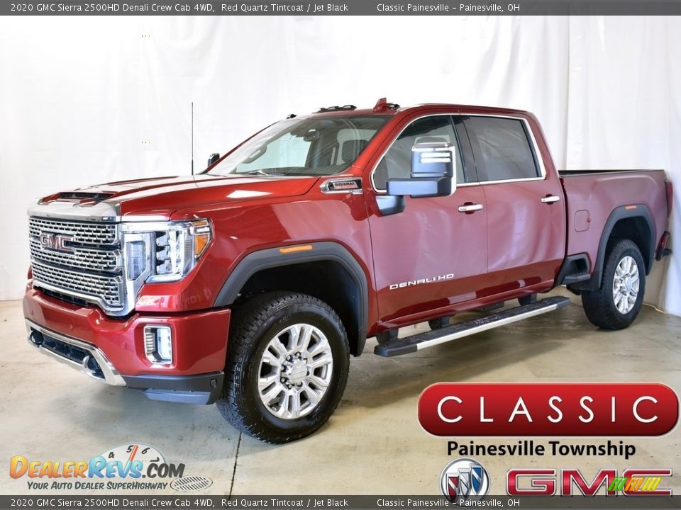 2020 GMC Sierra 2500HD Denali Crew Cab 4WD Red Quartz Tintcoat / Jet Black Photo #1