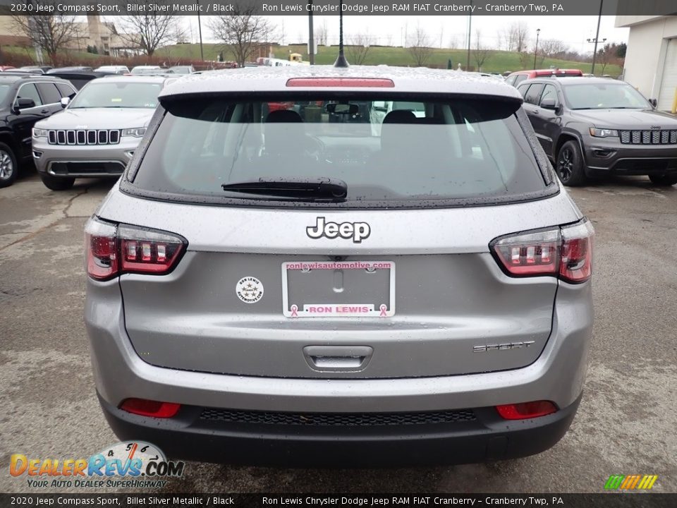 2020 Jeep Compass Sport Billet Silver Metallic / Black Photo #4