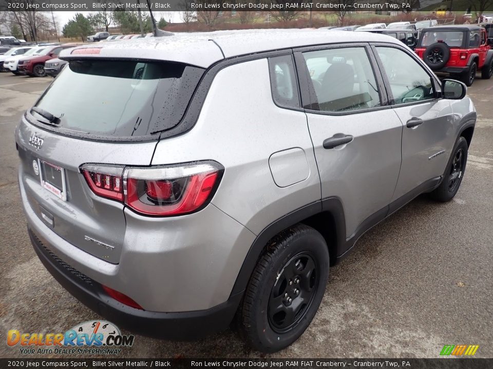 2020 Jeep Compass Sport Billet Silver Metallic / Black Photo #5
