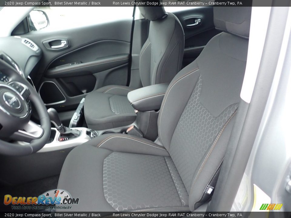 2020 Jeep Compass Sport Billet Silver Metallic / Black Photo #12