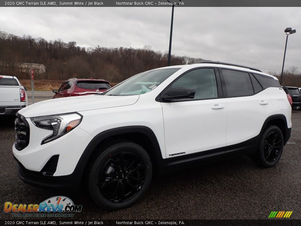 2020 GMC Terrain SLE AWD Summit White / Jet Black Photo #1