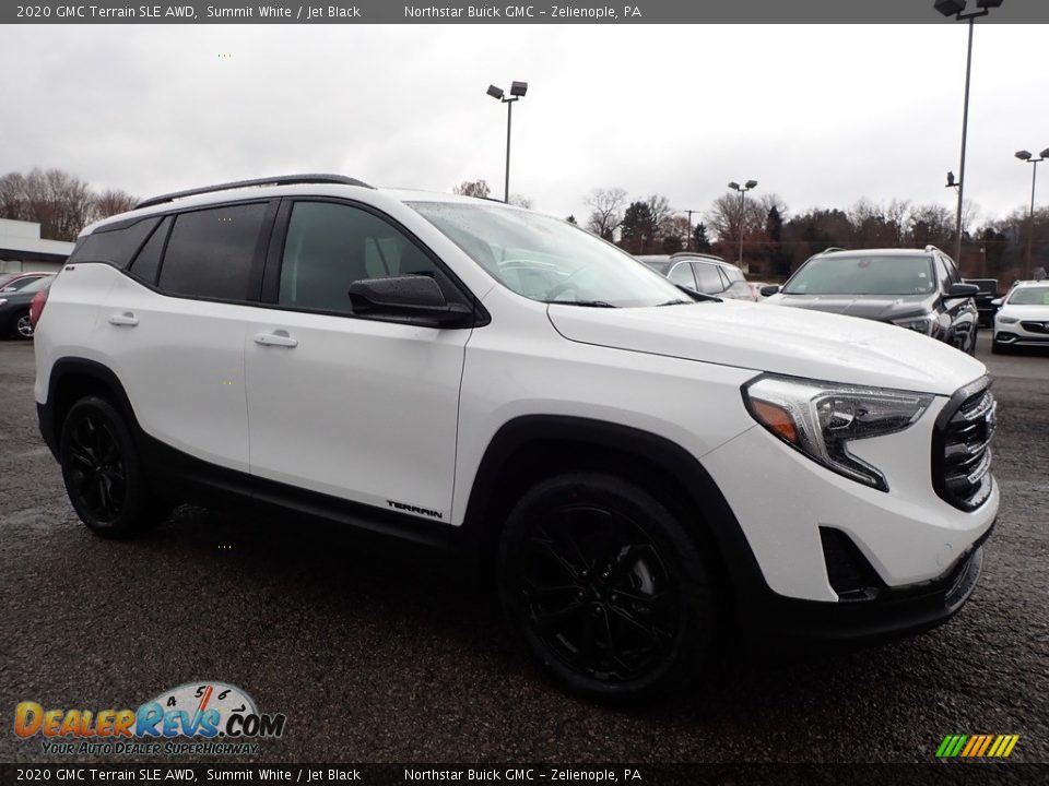 2020 GMC Terrain SLE AWD Summit White / Jet Black Photo #3