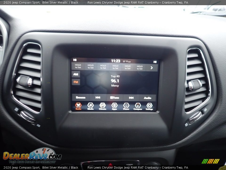 2020 Jeep Compass Sport Billet Silver Metallic / Black Photo #15
