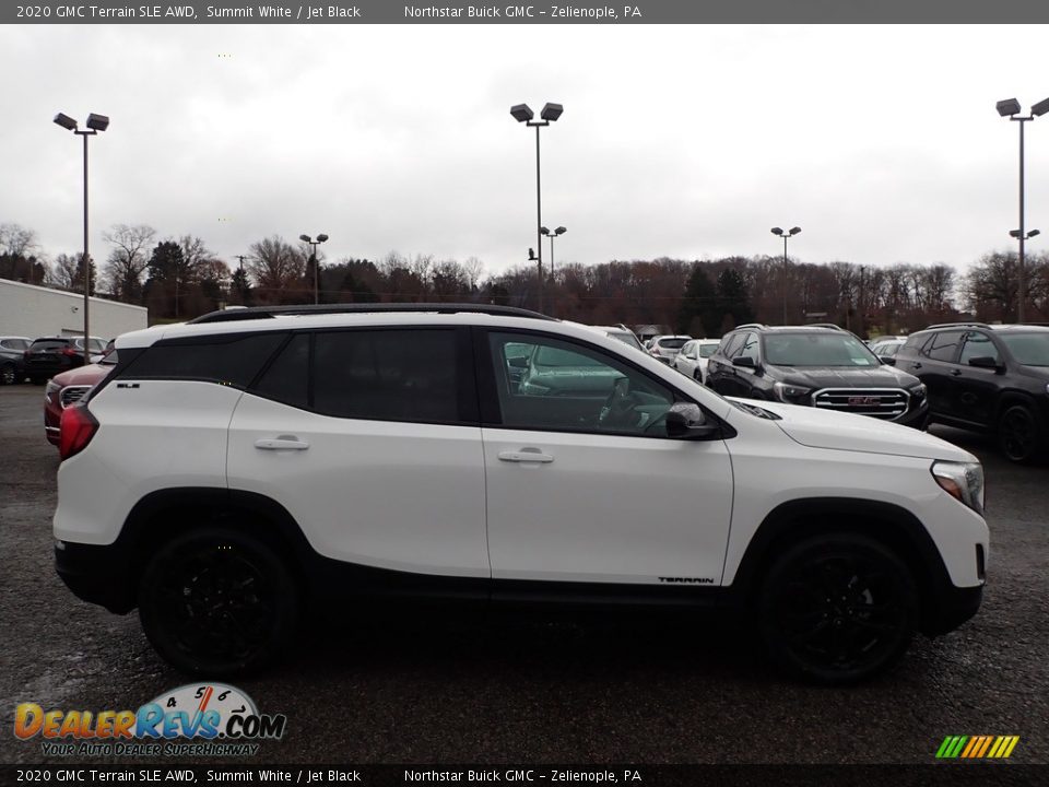 2020 GMC Terrain SLE AWD Summit White / Jet Black Photo #4