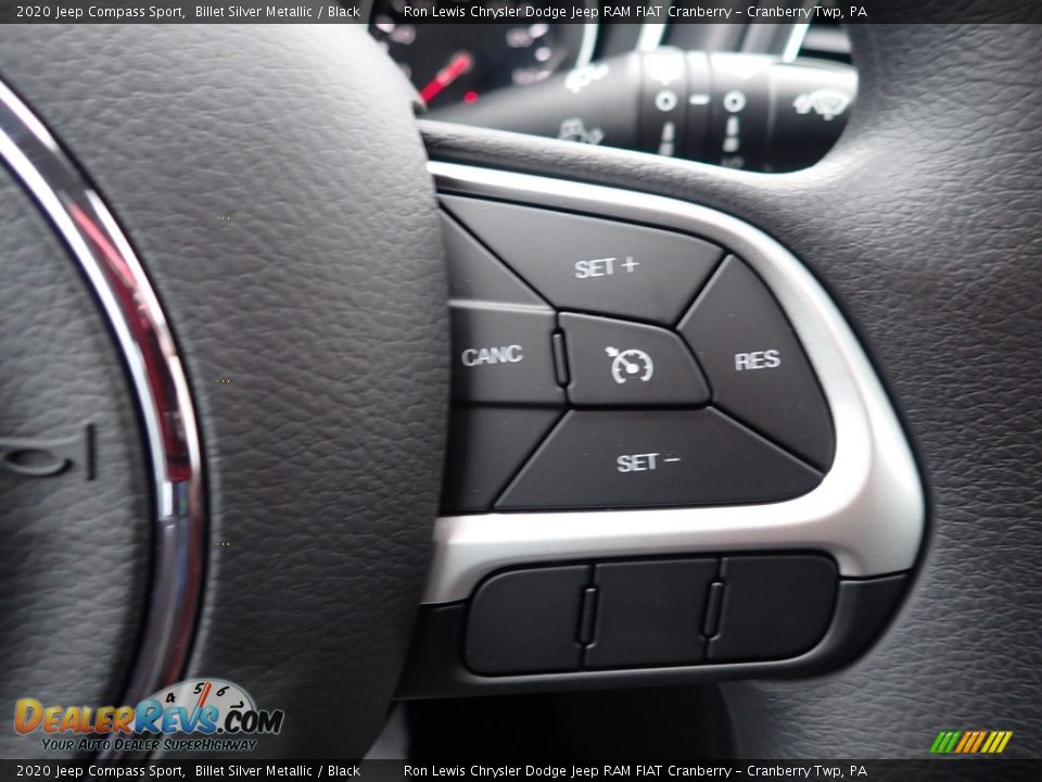 2020 Jeep Compass Sport Billet Silver Metallic / Black Photo #17