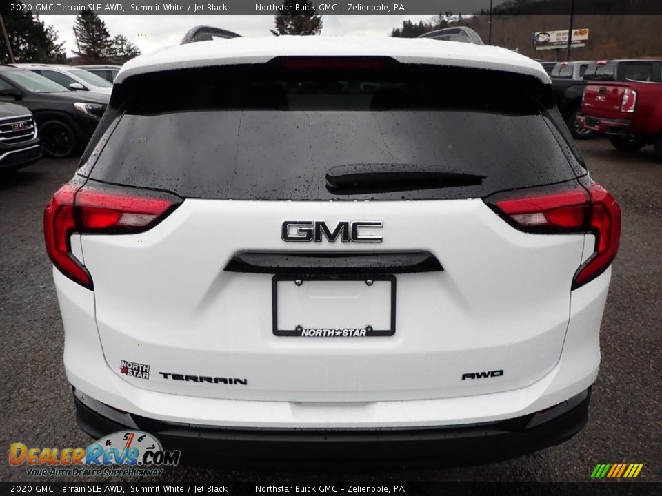 2020 GMC Terrain SLE AWD Summit White / Jet Black Photo #6