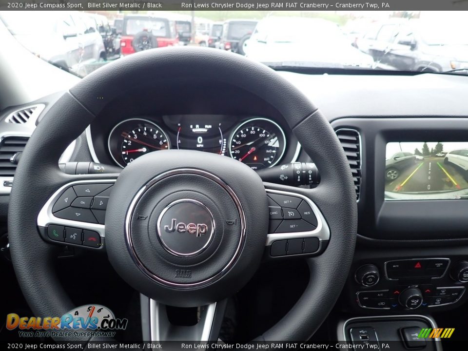 2020 Jeep Compass Sport Billet Silver Metallic / Black Photo #19
