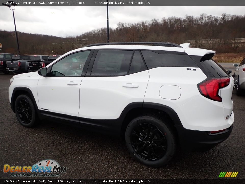 2020 GMC Terrain SLE AWD Summit White / Jet Black Photo #8