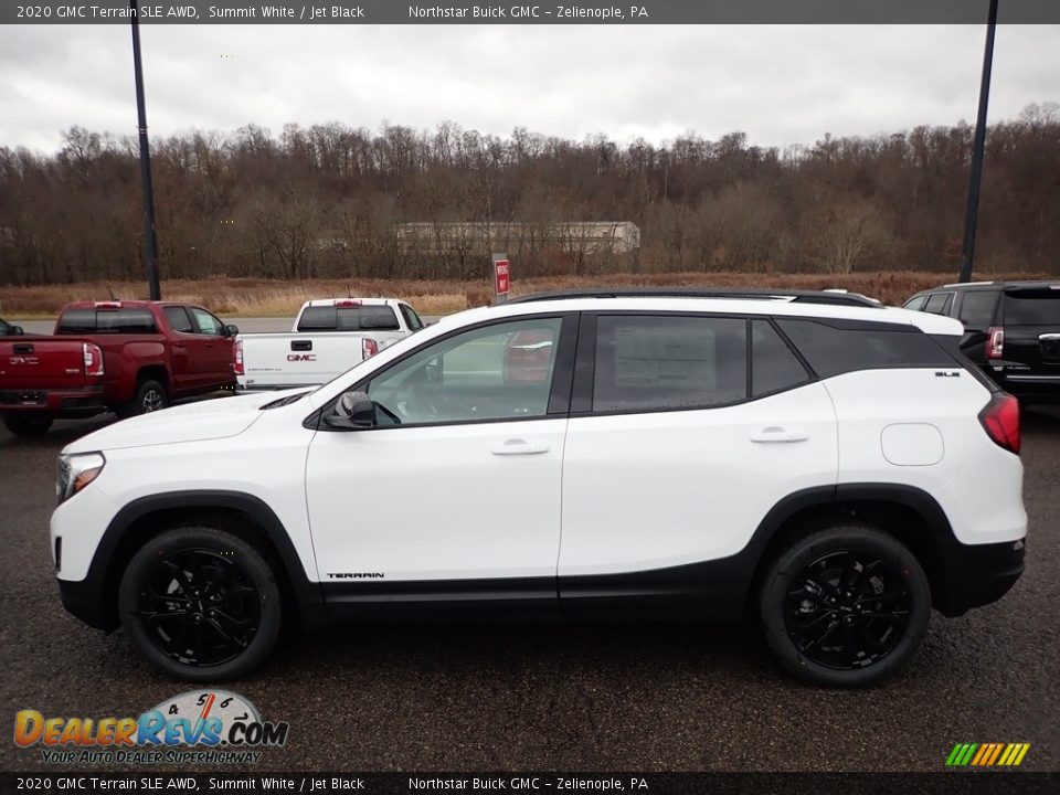 2020 GMC Terrain SLE AWD Summit White / Jet Black Photo #9