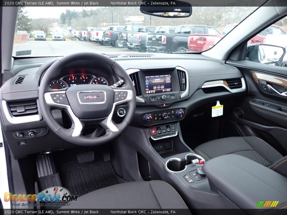 2020 GMC Terrain SLE AWD Summit White / Jet Black Photo #16