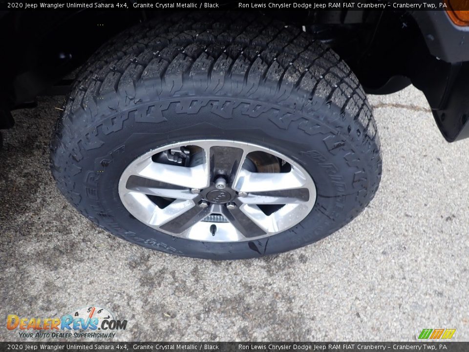 2020 Jeep Wrangler Unlimited Sahara 4x4 Granite Crystal Metallic / Black Photo #9
