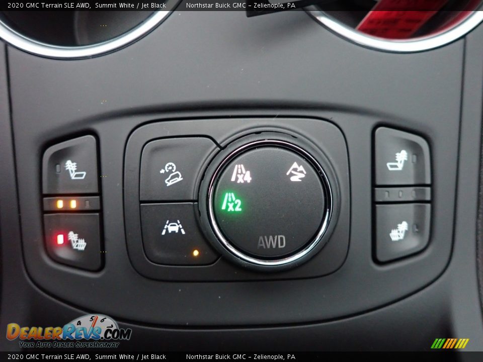 2020 GMC Terrain SLE AWD Summit White / Jet Black Photo #19