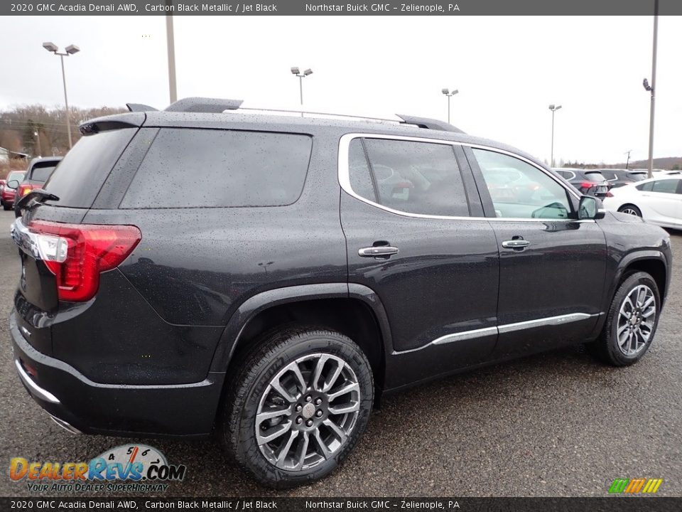 2020 GMC Acadia Denali AWD Carbon Black Metallic / Jet Black Photo #5