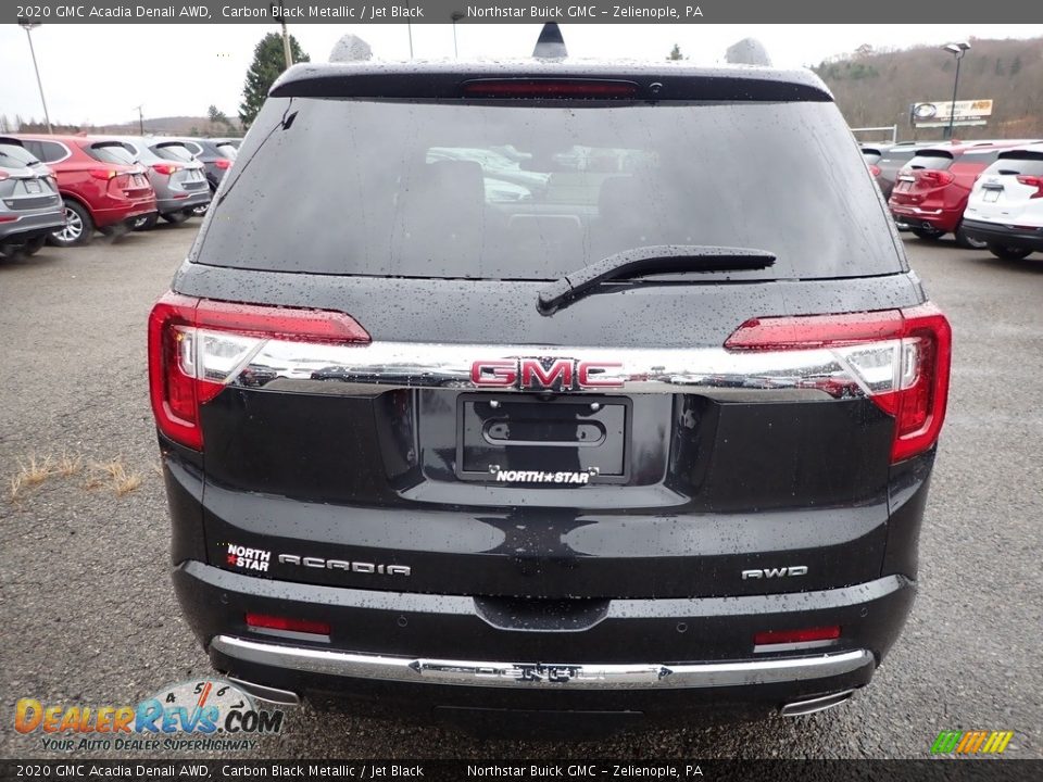 2020 GMC Acadia Denali AWD Carbon Black Metallic / Jet Black Photo #6