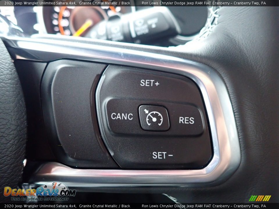 2020 Jeep Wrangler Unlimited Sahara 4x4 Granite Crystal Metallic / Black Photo #19