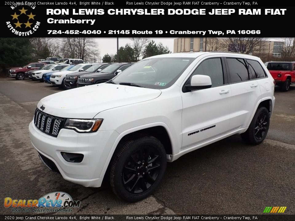 2020 Jeep Grand Cherokee Laredo 4x4 Bright White / Black Photo #1