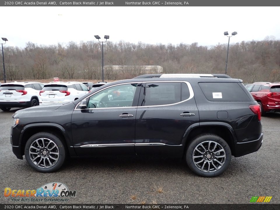 2020 GMC Acadia Denali AWD Carbon Black Metallic / Jet Black Photo #9
