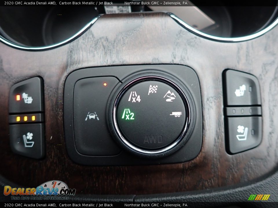 Controls of 2020 GMC Acadia Denali AWD Photo #13