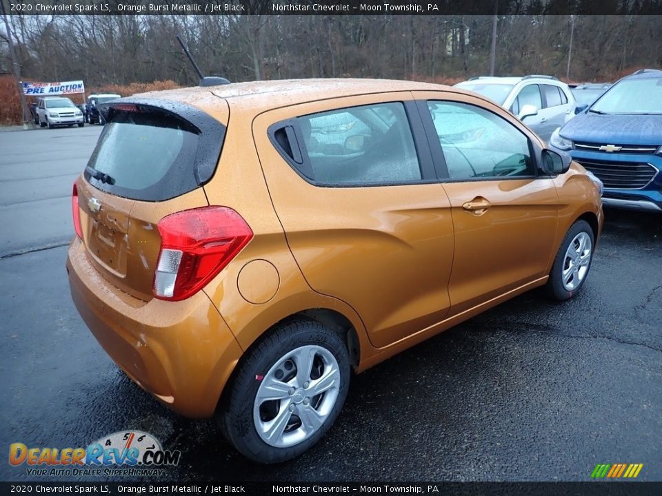 2020 Chevrolet Spark LS Orange Burst Metallic / Jet Black Photo #5