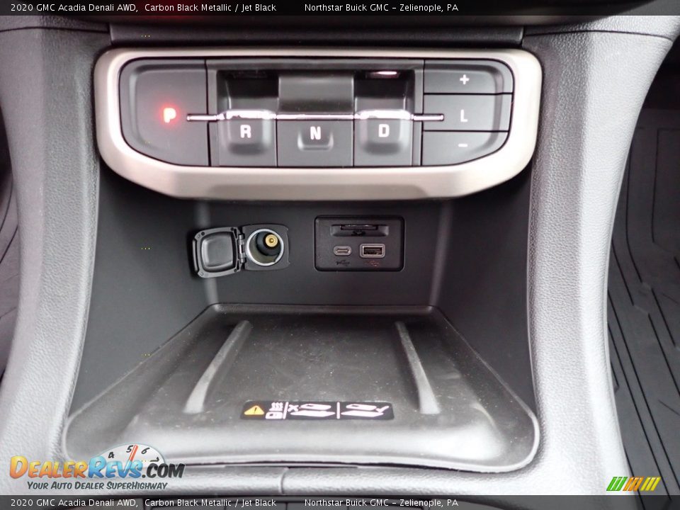 2020 GMC Acadia Denali AWD Carbon Black Metallic / Jet Black Photo #19