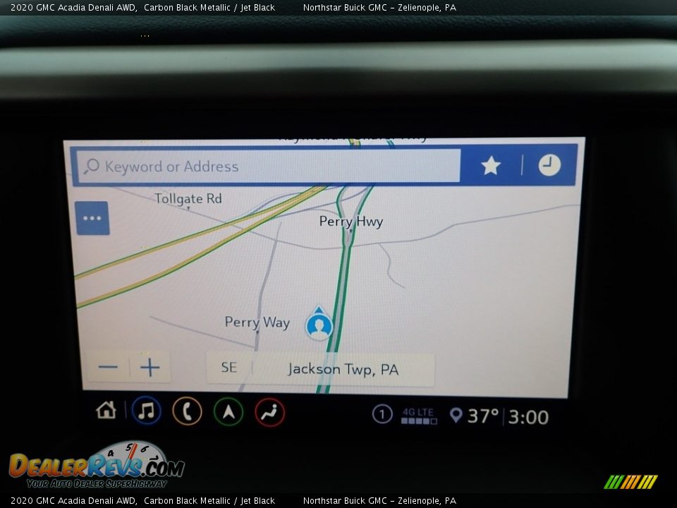 2020 GMC Acadia Denali AWD Carbon Black Metallic / Jet Black Photo #20