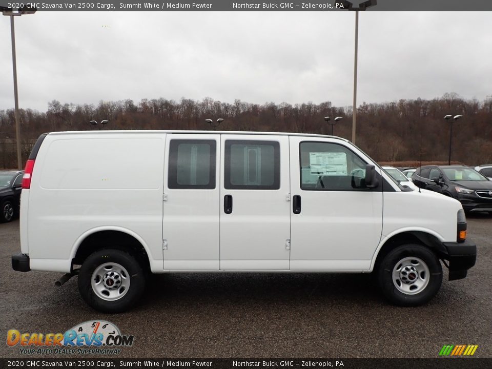 2020 GMC Savana Van 2500 Cargo Summit White / Medium Pewter Photo #4