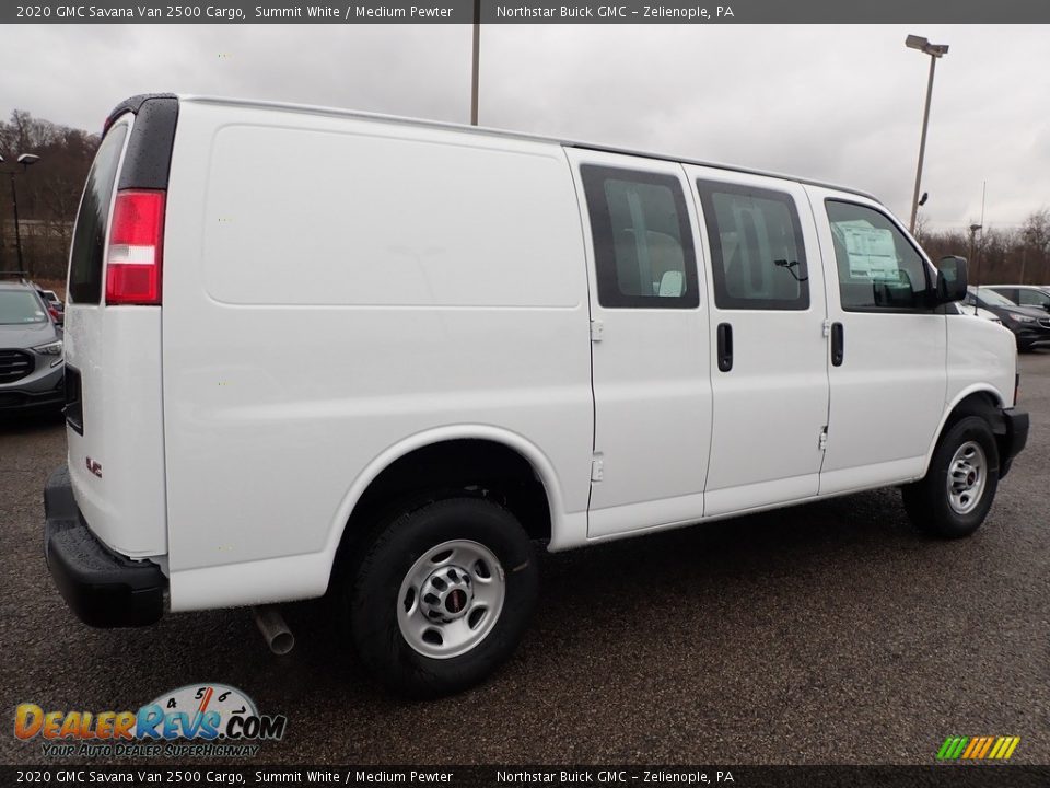 2020 GMC Savana Van 2500 Cargo Summit White / Medium Pewter Photo #7
