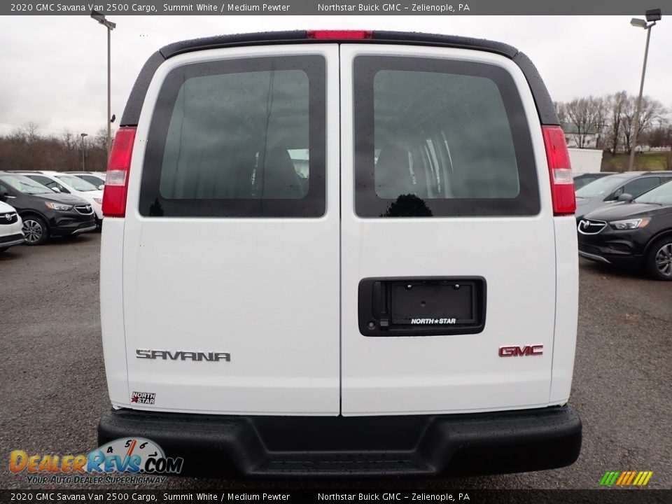 2020 GMC Savana Van 2500 Cargo Summit White / Medium Pewter Photo #8