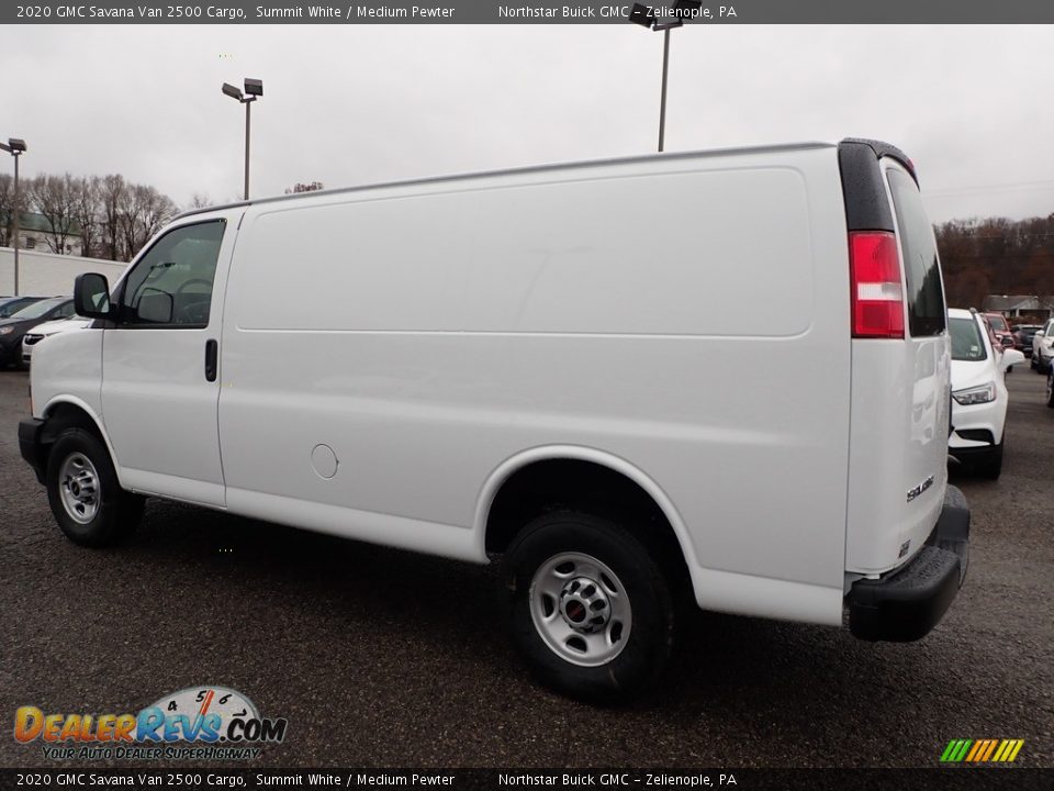 2020 GMC Savana Van 2500 Cargo Summit White / Medium Pewter Photo #10