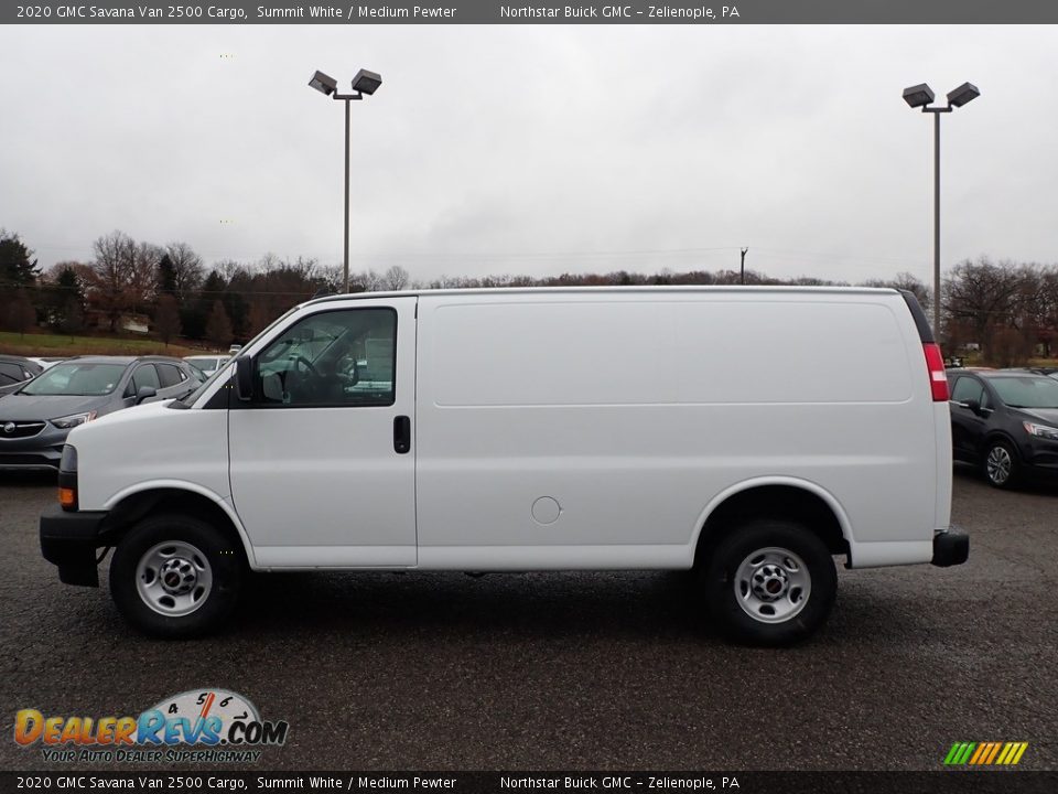 2020 GMC Savana Van 2500 Cargo Summit White / Medium Pewter Photo #11