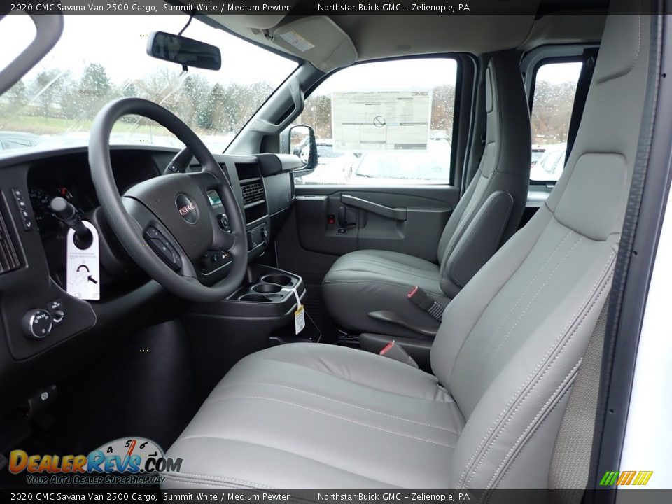 2020 GMC Savana Van 2500 Cargo Summit White / Medium Pewter Photo #14