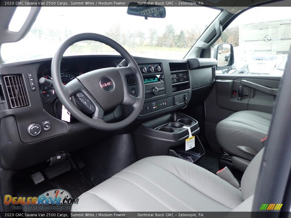 2020 GMC Savana Van 2500 Cargo Summit White / Medium Pewter Photo #15