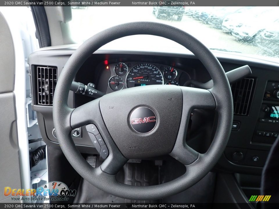 2020 GMC Savana Van 2500 Cargo Summit White / Medium Pewter Photo #17