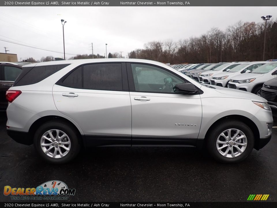 2020 Chevrolet Equinox LS AWD Silver Ice Metallic / Ash Gray Photo #6